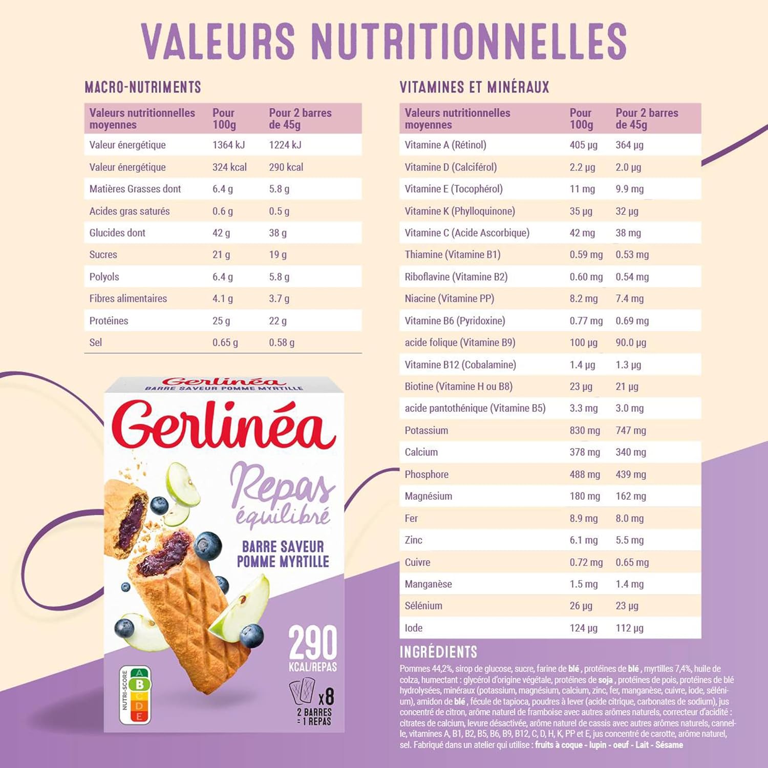 Barre Fourrée - Substitut de Repas Complet et Rapide view 6