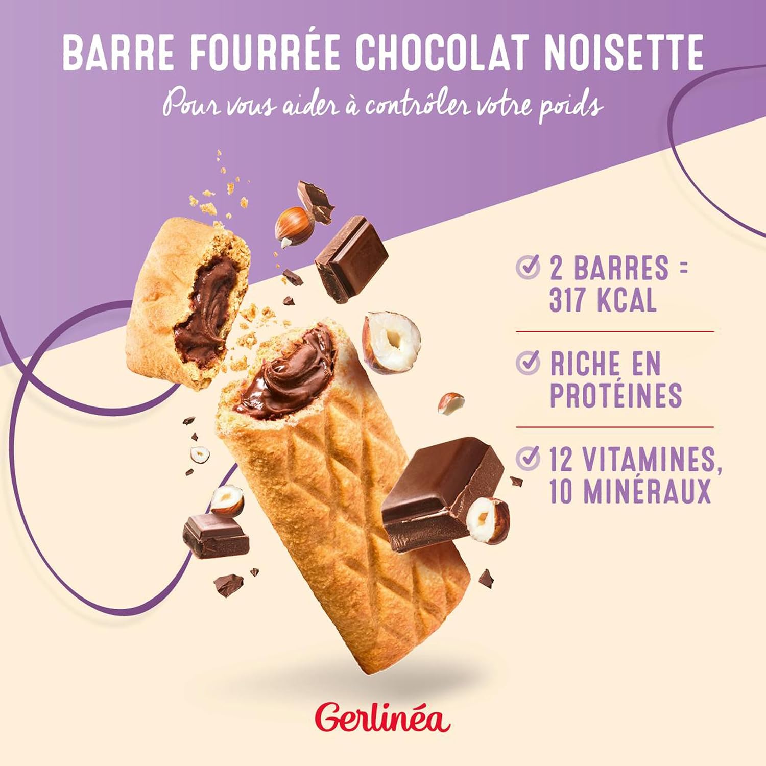 Barre Fourrée - Substitut de Repas Complet et Rapide view 2