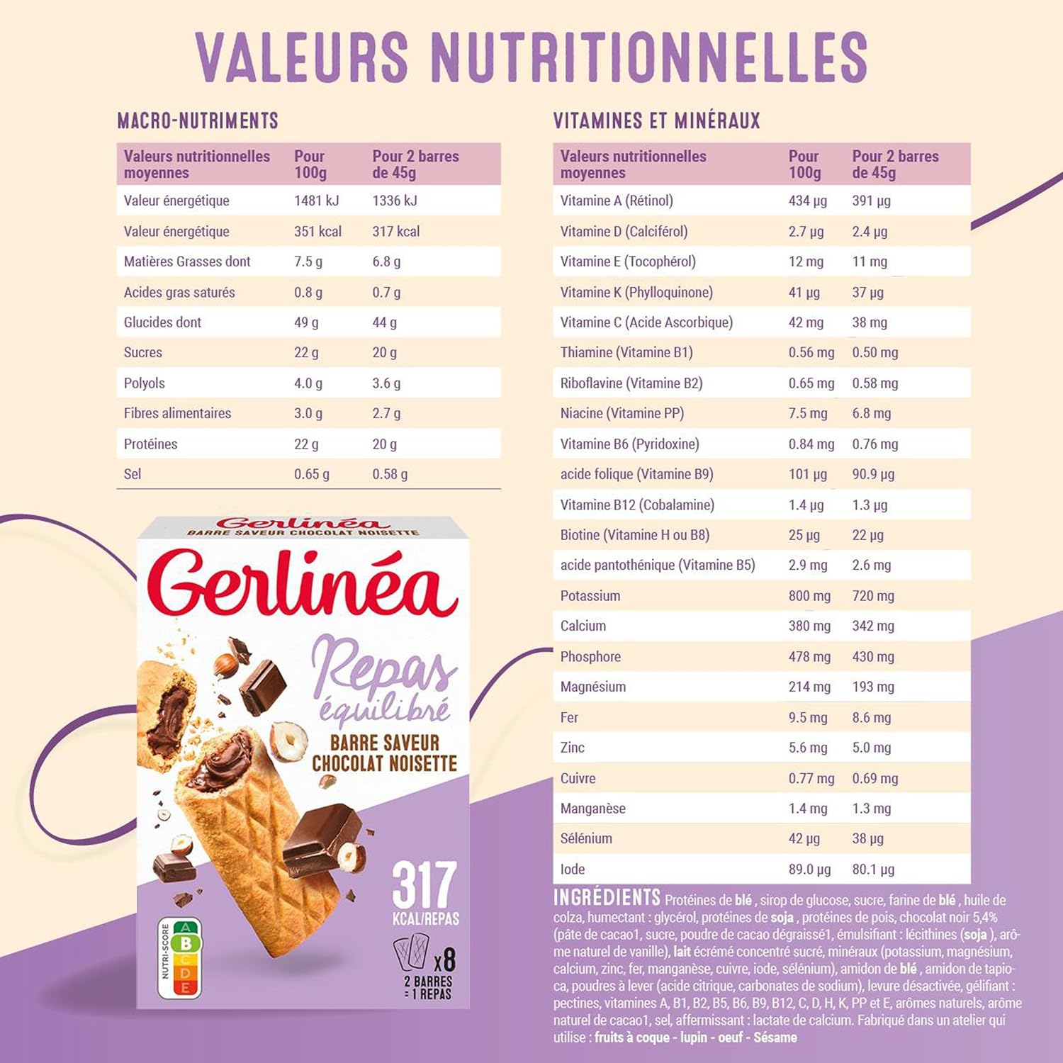 Barre Fourrée - Substitut de Repas Complet et Rapide view 6