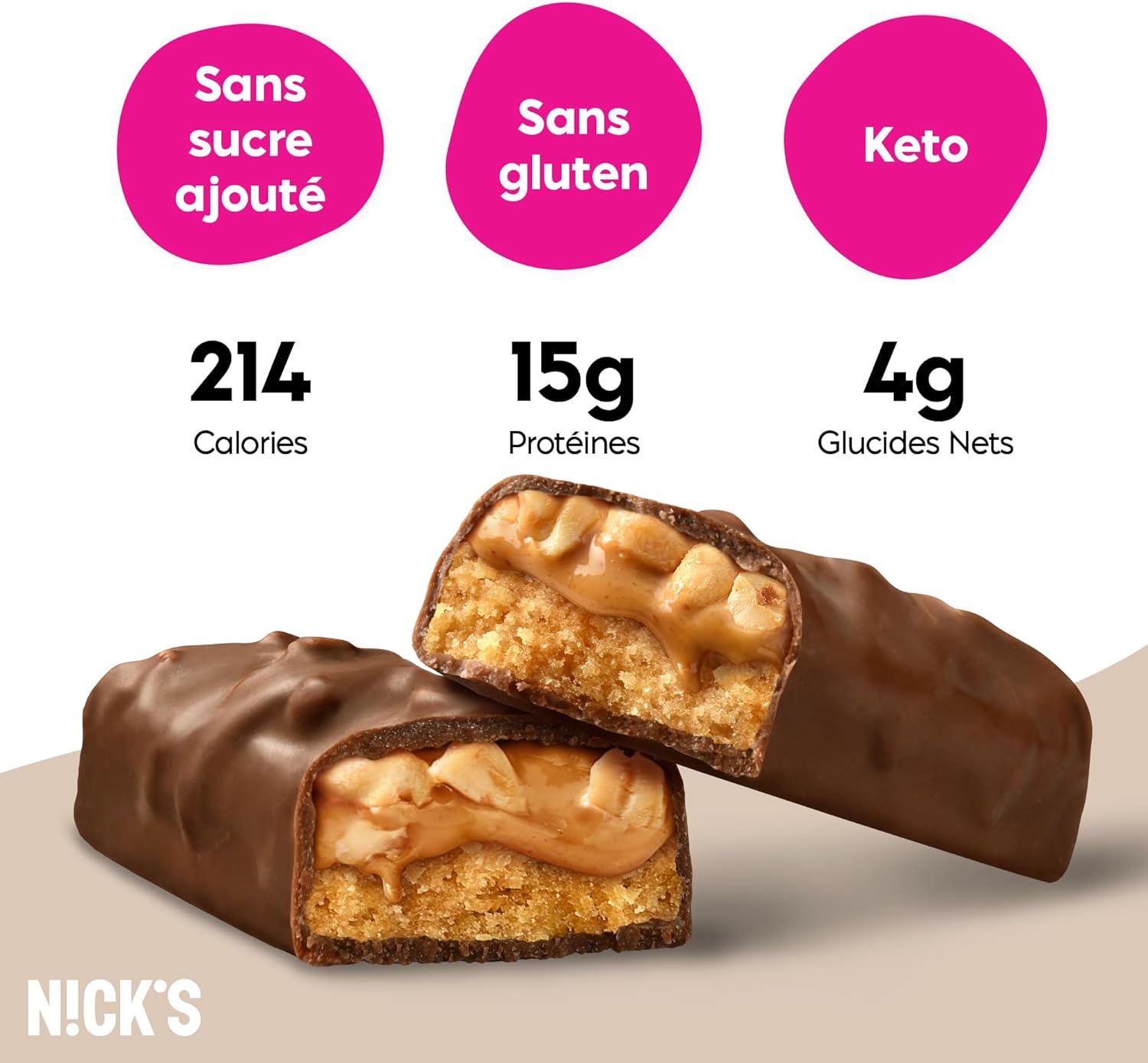 Barre protéinée faible en glucides view 3